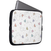 Schmetterling Nahtloses Muster Laptopschutzhülle (Vorne Rechts)