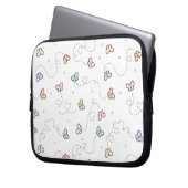 Schmetterling Nahtloses Muster Laptopschutzhülle (Vorderseite Links)