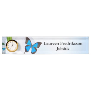Schmetterling Namensplakette