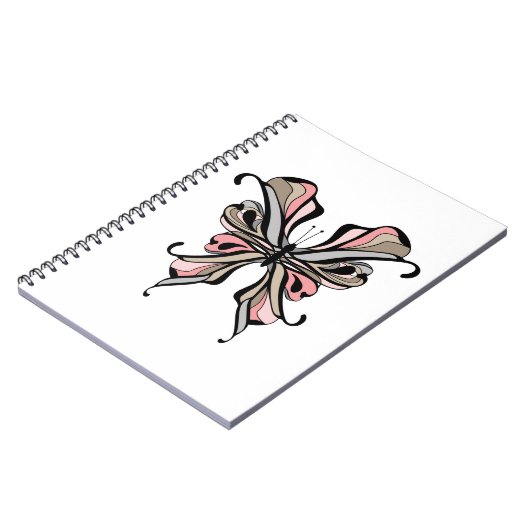 Schmetterling Notizblock (Linke Seite)