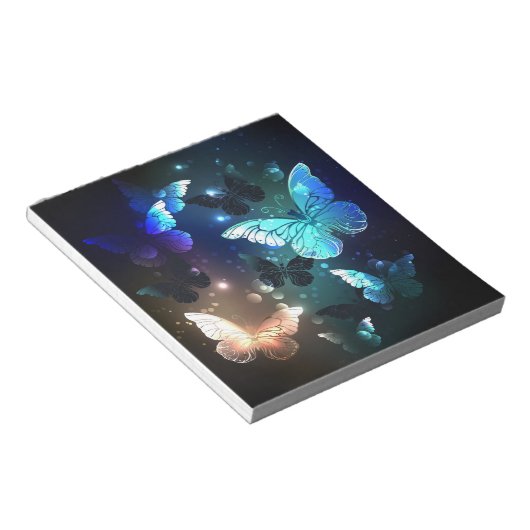 Schmetterling Notizblock (angewinkelt)