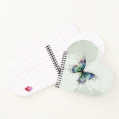 Schmetterling Notizblock (Innenseite)