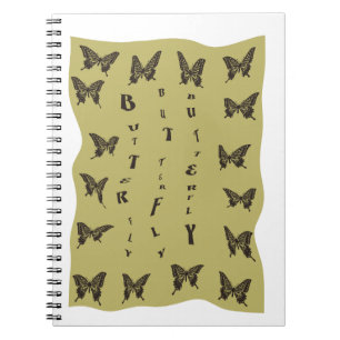 Schmetterling Notizblock