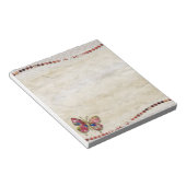 Schmetterling Notizblock (angewinkelt)