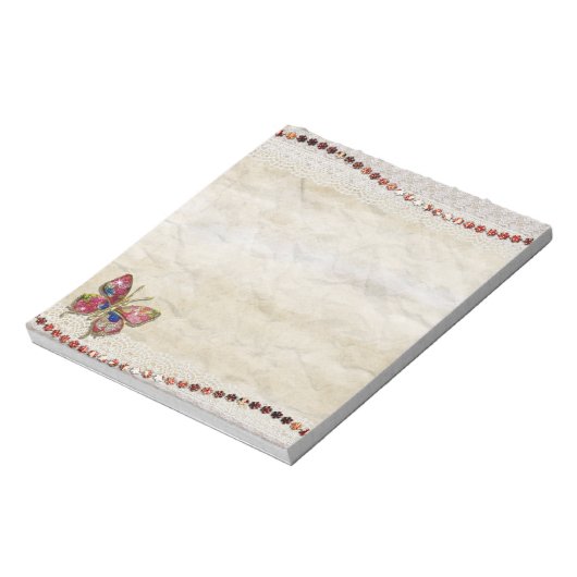 Schmetterling Notizblock (Rotiert)