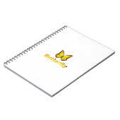 Schmetterling Notizblock (Linke Seite)