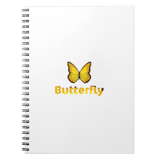 Schmetterling Notizblock (Vorderseite)