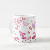 Schmetterling nur Minimalistische Tasse | GZ-Facto (Vorderseite Links)