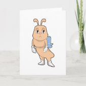 Schmetterling ohne Flügel Karte (Vorderseite)