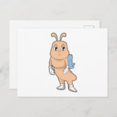 Schmetterling ohne Flügel Postkarte (Vorne/Hinten)