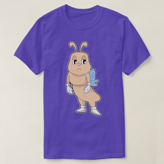 Schmetterling ohne Flügel T-Shirt (Design vorne)