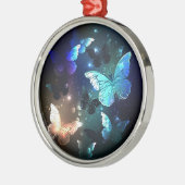 Schmetterling Ornament Aus Metall (Links)