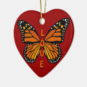 Schmetterling-Ornament Personalisiert Butterfly Or Keramikornament (Links)