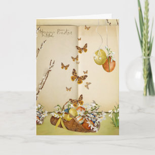 Schmetterling Ostergrüße Feiertagskarte