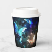 Schmetterling Pappbecher (Vorderseite)