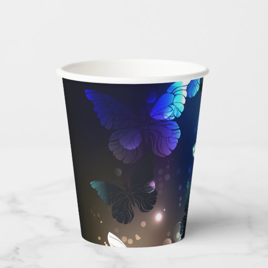 Schmetterling Pappbecher (Vorderseite)