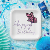 Schmetterling Pappteller (Party)