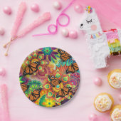 Schmetterling Pappteller (Party)