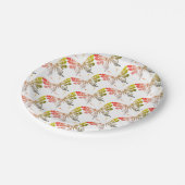 Schmetterling Pappteller (Schrägansicht)