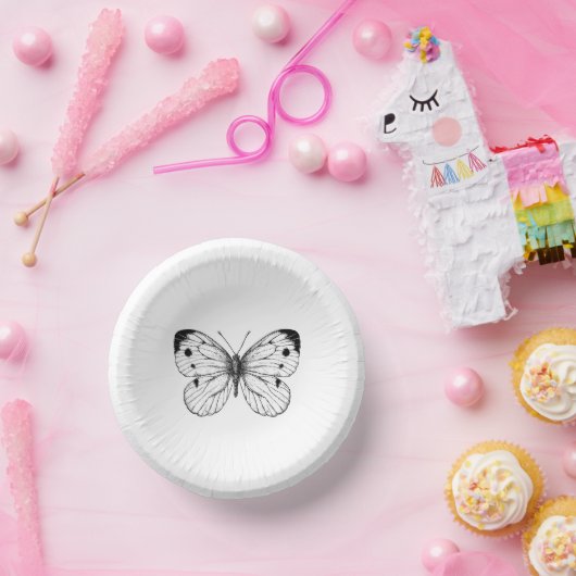 Schmetterling Pappteller (Party)