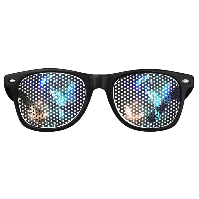 Schmetterling Partybrille (Vorderseite)