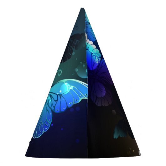 Schmetterling Partyhütchen (Rückseite)