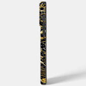 Schmetterling-Personalisierte Keule mit Namen Case-Mate iPhone Hülle (Rückseite / Links)