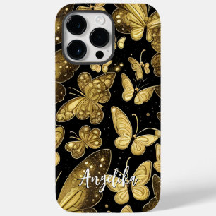 Schmetterling Personalisierter Name Sherpa-Decke Case-Mate iPhone 14 Pro Max Hülle