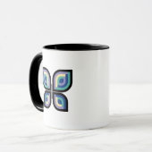 Schmetterling Petal Prism Tasse (Vorderseite Links)