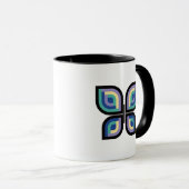 Schmetterling Petal Prism Tasse (VorderseiteRechts)