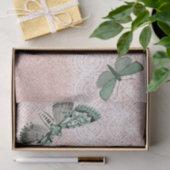 Schmetterling Pink Lace Decoupage Seidenpapier (Geschenk)