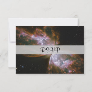 Schmetterling-Planetennebel RSVP Karte