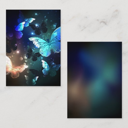 Schmetterling Platzkarte (Vorne/Hinten)