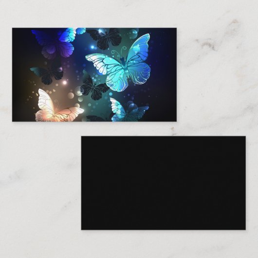 Schmetterling Platzkarte (Vorne/Hinten)