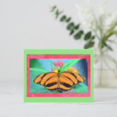 Schmetterling-Pockkarte Postkarte (Stehend Vorderseite)