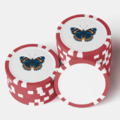 Schmetterling Pokerchips (Stapel)