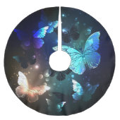 Schmetterling Polyester Weihnachtsbaumdecke (Vorderseite)