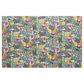 Schmetterling Pop Garten Stoff (Fat Quarter (45,7 x 55,9 cm))
