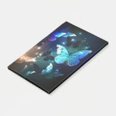 Schmetterling Post-it Klebezettel (angewinkelt)