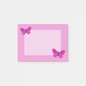 Schmetterling Post-it Klebezettel (Vorderseite)