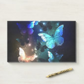 Schmetterling Post-it Klebezettel (Auf Schreibtisch)