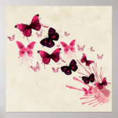 Schmetterling Poster (Vorne)