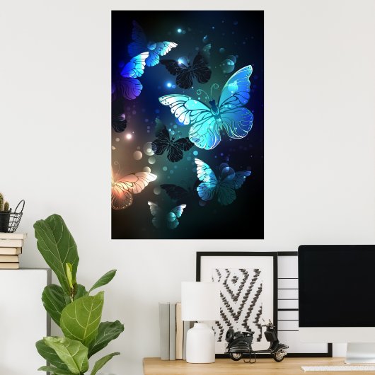Schmetterling Poster (Heimbüro)