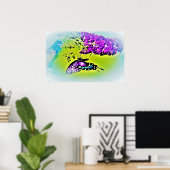 Schmetterling, Poster (Heimbüro)