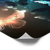 Schmetterling Poster (Ecke)