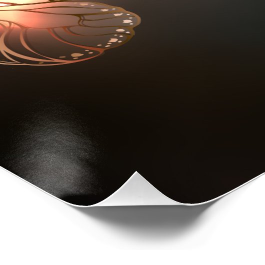 Schmetterling Poster (Ecke)