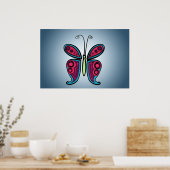 Schmetterling Poster (Küche)