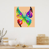 Schmetterling Poster (Küche)
