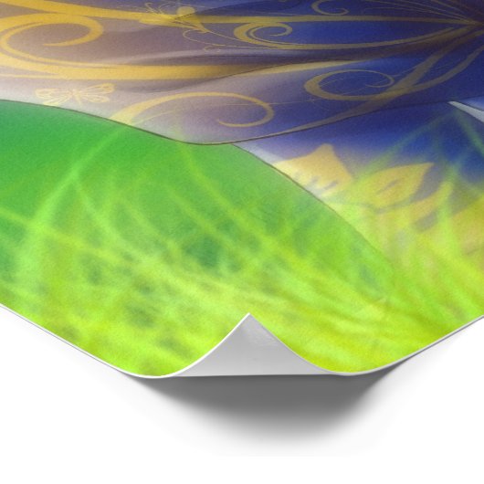 Schmetterling Poster (Ecke)