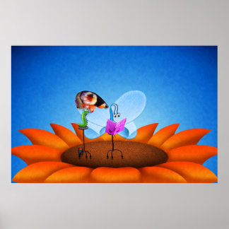 Schmetterling Poster